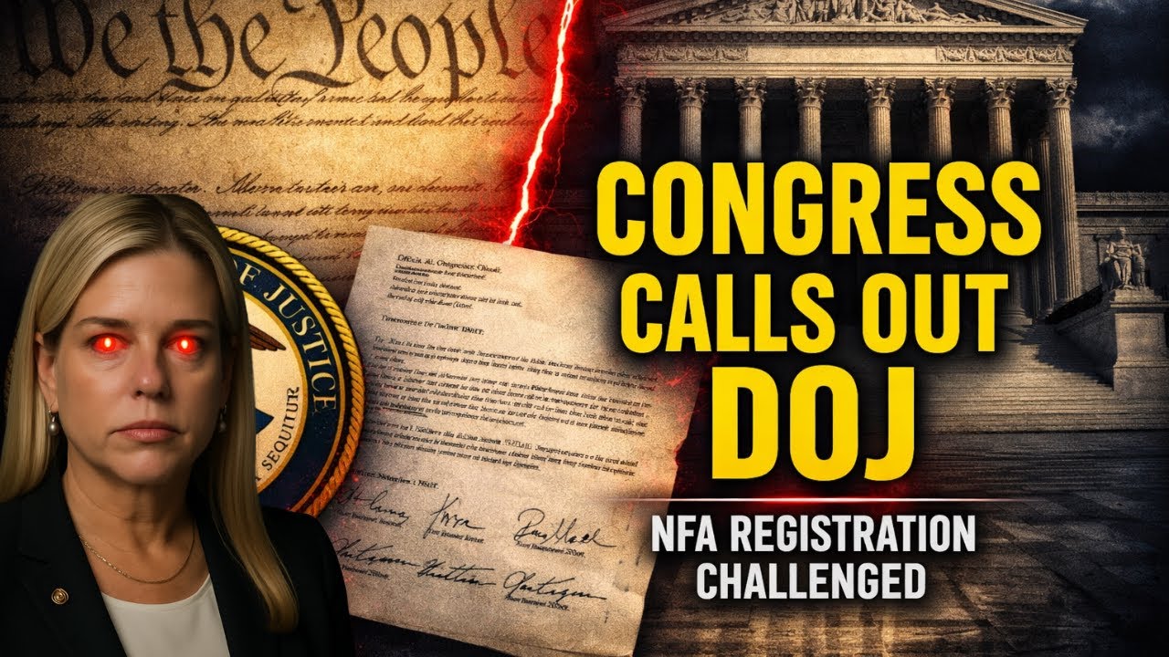 URGENT: Congress Puts Pam Bondi & DOJ On Notice Over Defending NFA Registration
