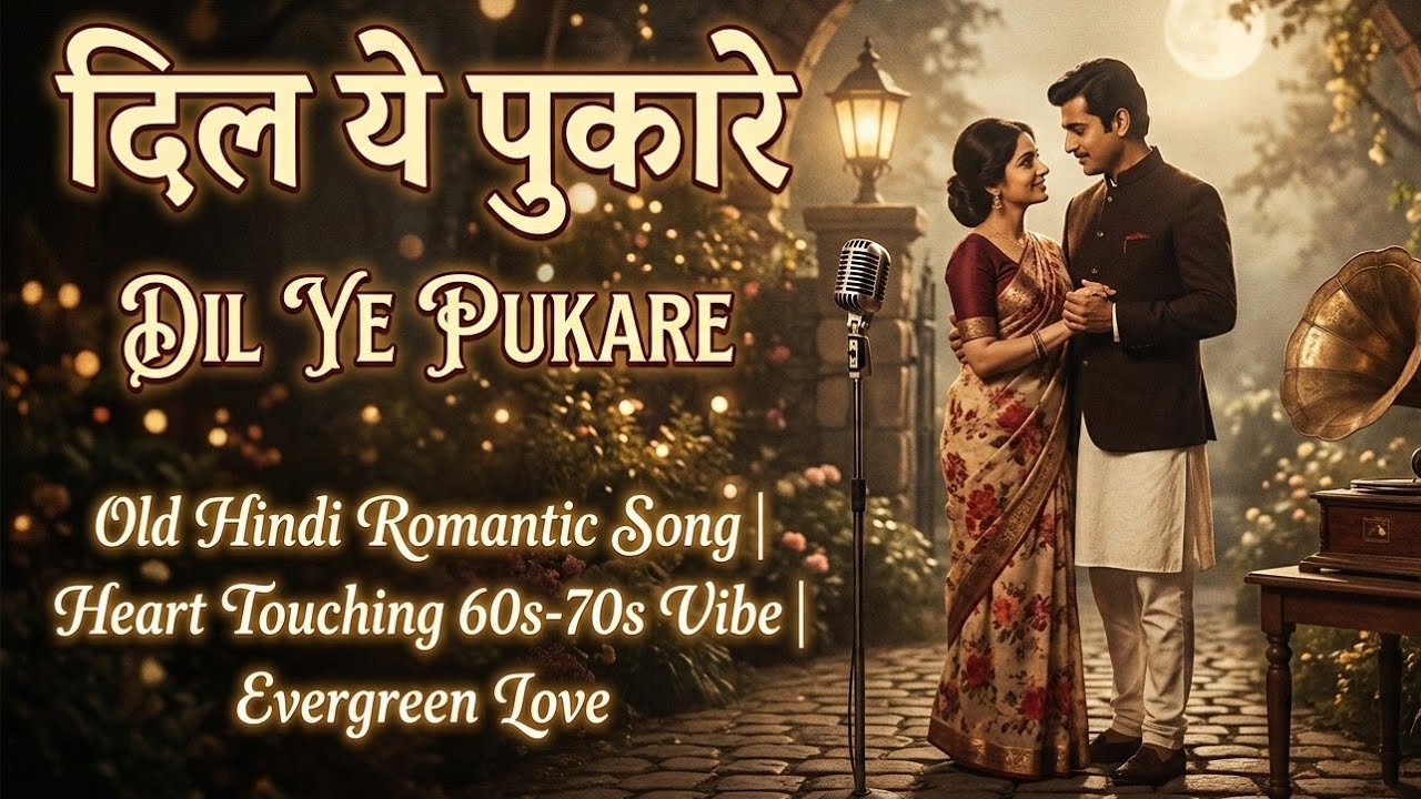 दिल ये पुकारे - Dil Ye Pukare | Vintage Bollywood Style Romantic Track | Retro Love 2026