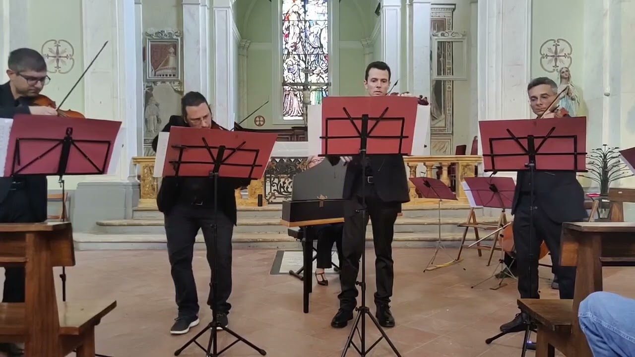 G. P. Telemann - Concerto No 1 for 4 Violins in G Major (I. Largo e staccato)
