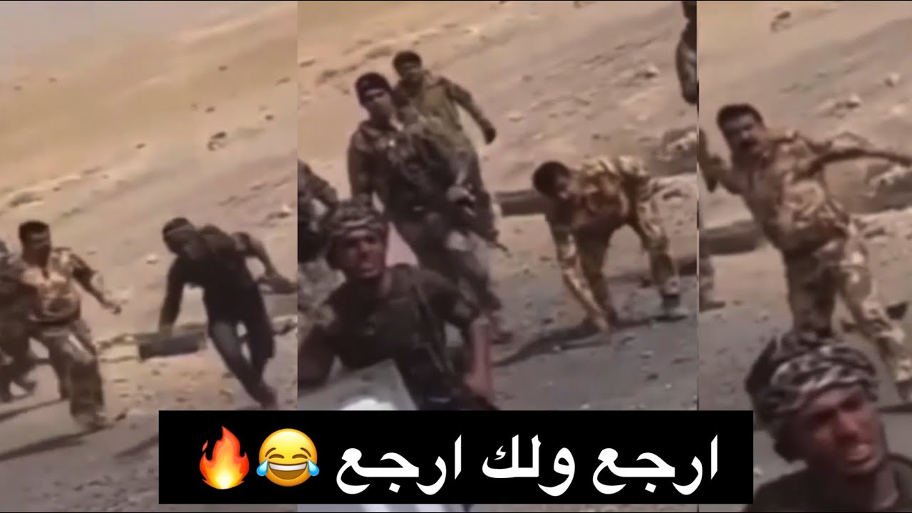وزير الدفاع جمعة عناد يركض ورة جندي😂🔥ويريد يضربة بطابوكة بسبب السيارة المفــ💣ــخخة يخاف عليه ''