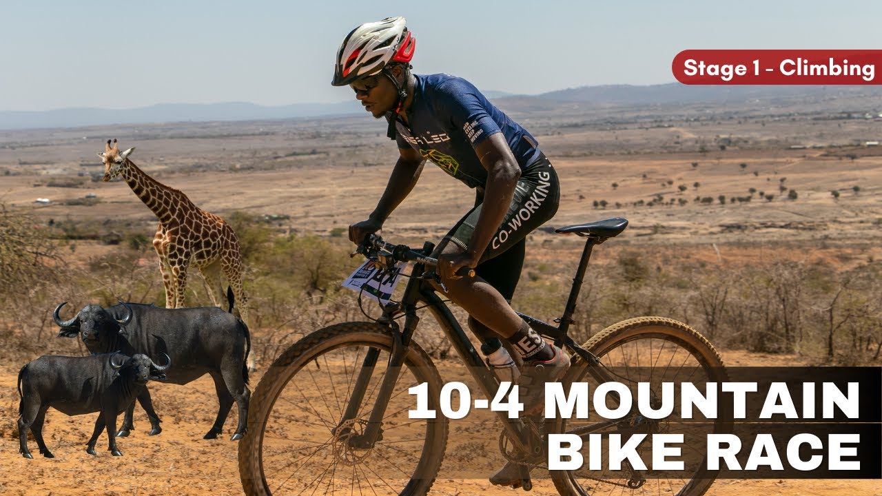 Extreme 10-4 Kenya's Prestigious Mountain Bike Race (2023). Stage One Climbing from 4,000ft-10,00ft.
