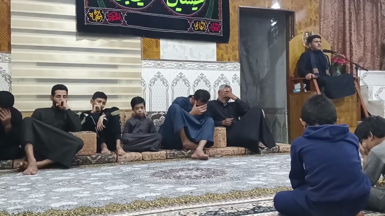 ملاء حسن الصيمري باستشهاد فاطمه الزهراء عليها السلام اليله 