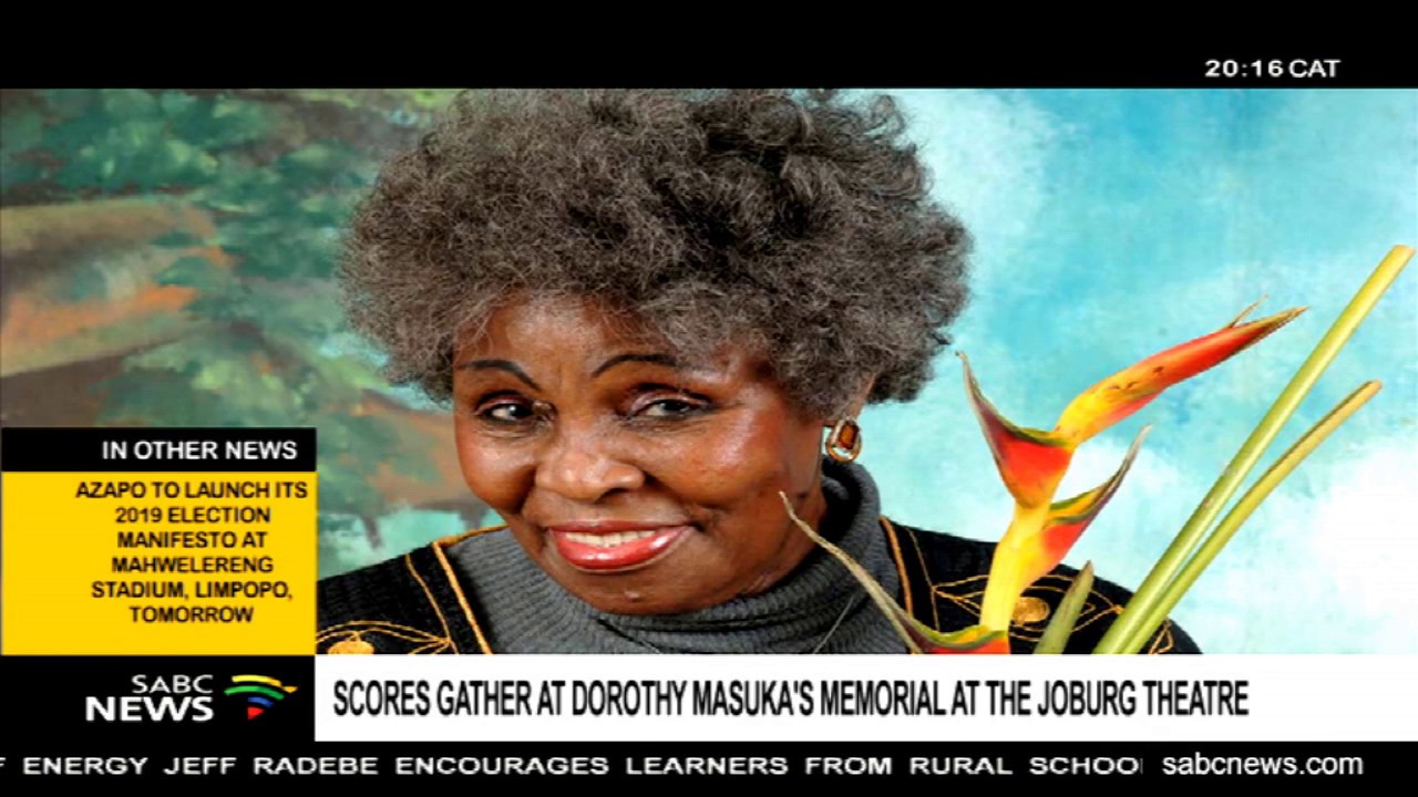 Musicians pay tribute to Dorothy Masuka