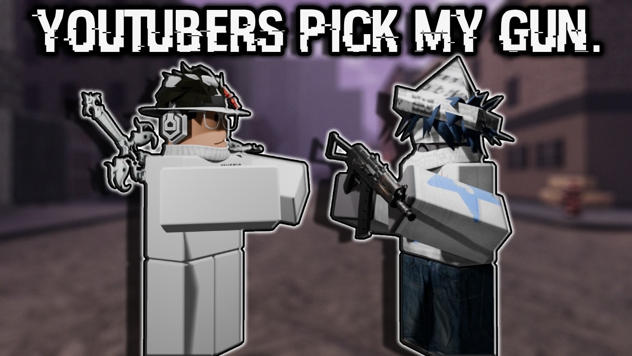 YouTubers pick my GUNS in Criminality!