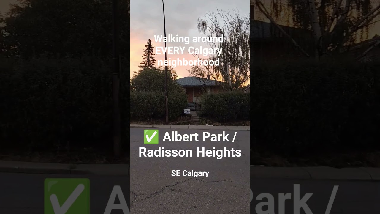 SPACER PO KAŻDEJ DZIELNICY CALGARY: Albert Park/Radisson Heights #calgary #yyc #walkingyyc #cnek