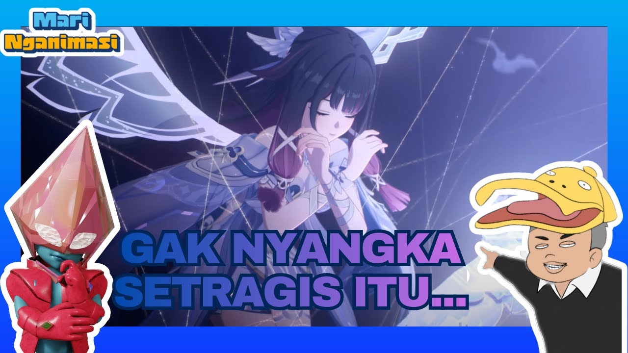 Animator Ma-React 2 | Keindahan Columbina sang dewi Welkin Moon Genshin Impact