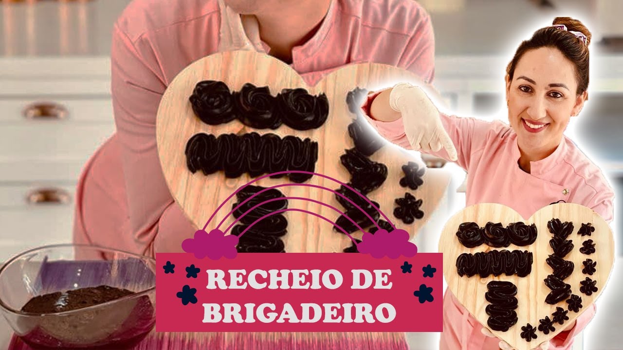 RECHEIO DE BRIGADEIRO NO PONTO DE BICO!