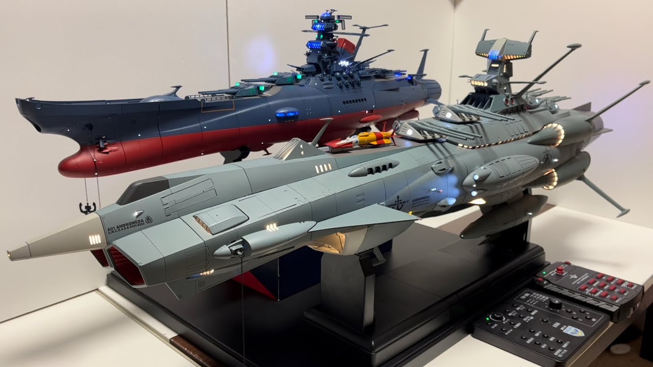 アシェット　1/350  アンドロメダ　宇宙戦艦ヤマト　Space Battleship Yamato