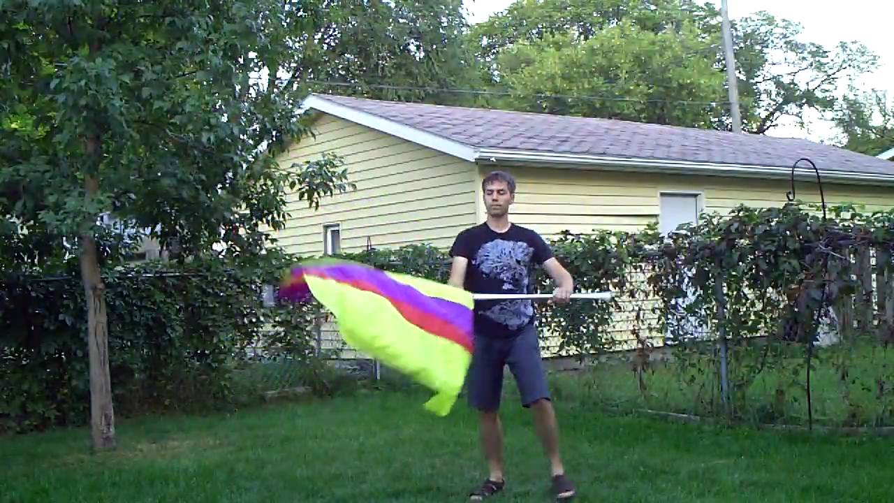 Colorguard Flag Tosses