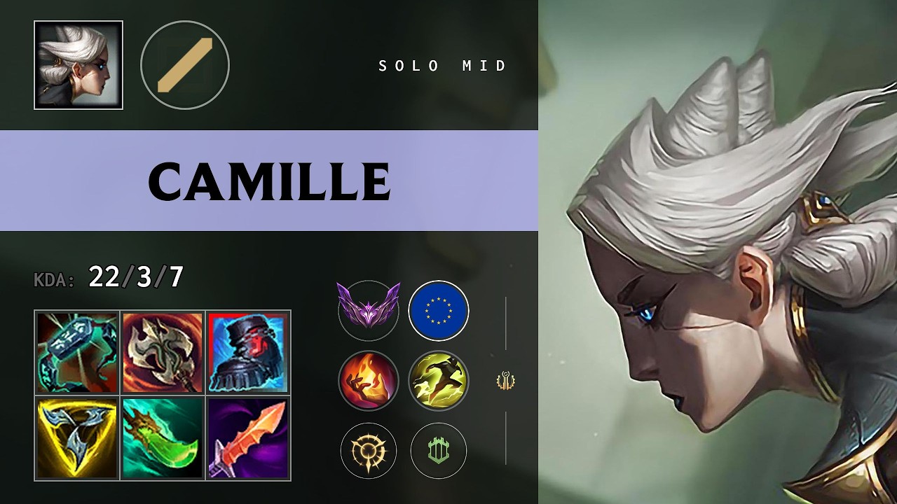Camille Mid vs Irelia - EUW Master Patch 26.11