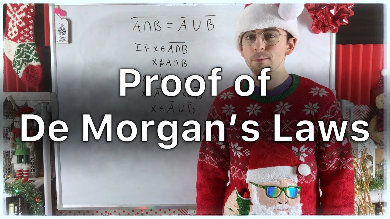 Proof: DeMorgan's Laws for Set Complement | Set Theory