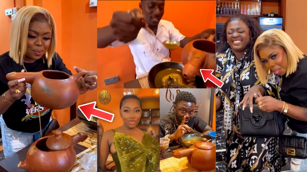 Afia Schwar, Tracey Boakye Storm Shugatiti Restaurant & Eat In D!ck Pots
