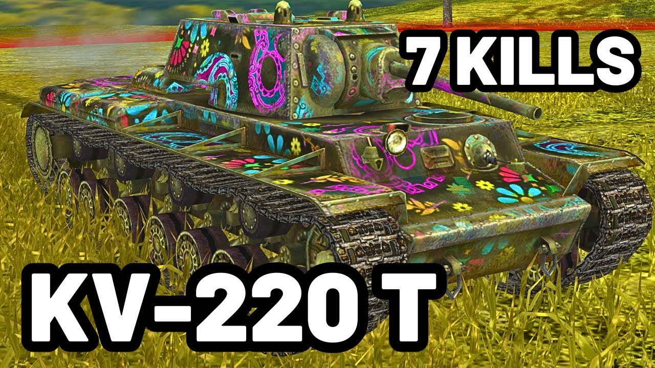KV-220 T | 3.1K DAMAGE | 7 KILLS | WOT Blitz Pro Replays