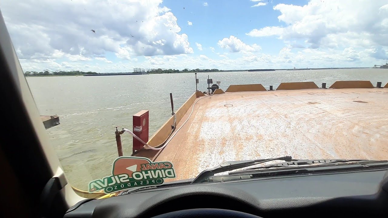 Descarga concluída no porto flutuante no Rio Tapajós Miritituba PA!