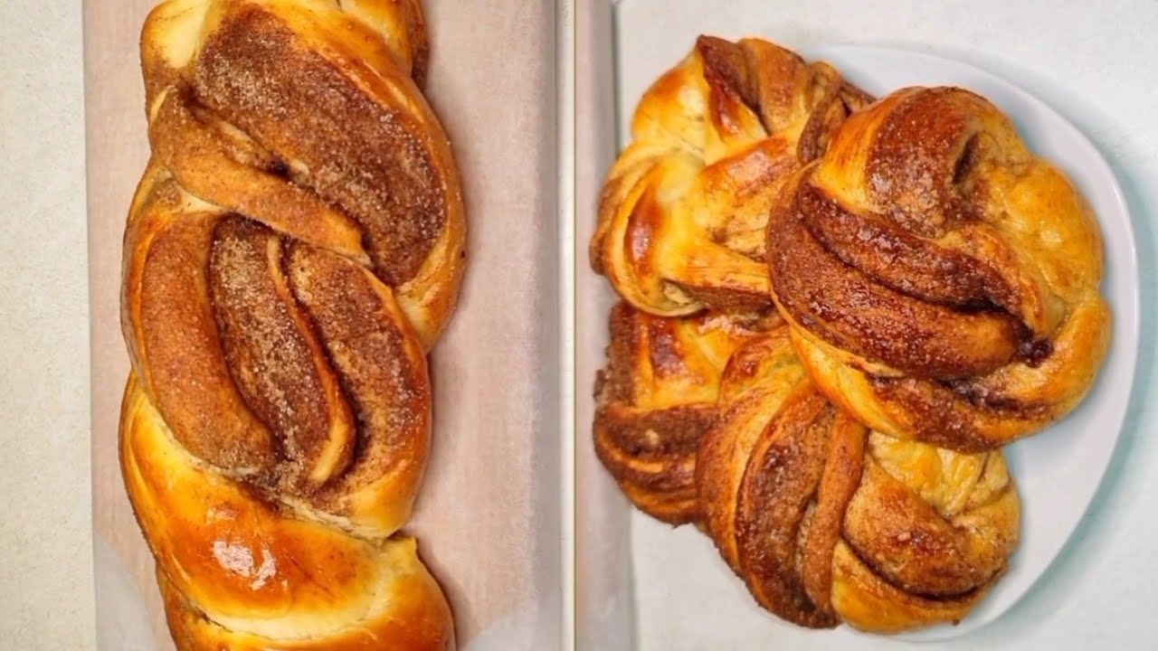 Плетені булочки з корицею 🥨 ПРОСТІ РЕЦЕПТИ ДРІЖДЖОВОЇ ВИПІЧКИ! #Кулінарія #Випічка #Рецепт #Смачного