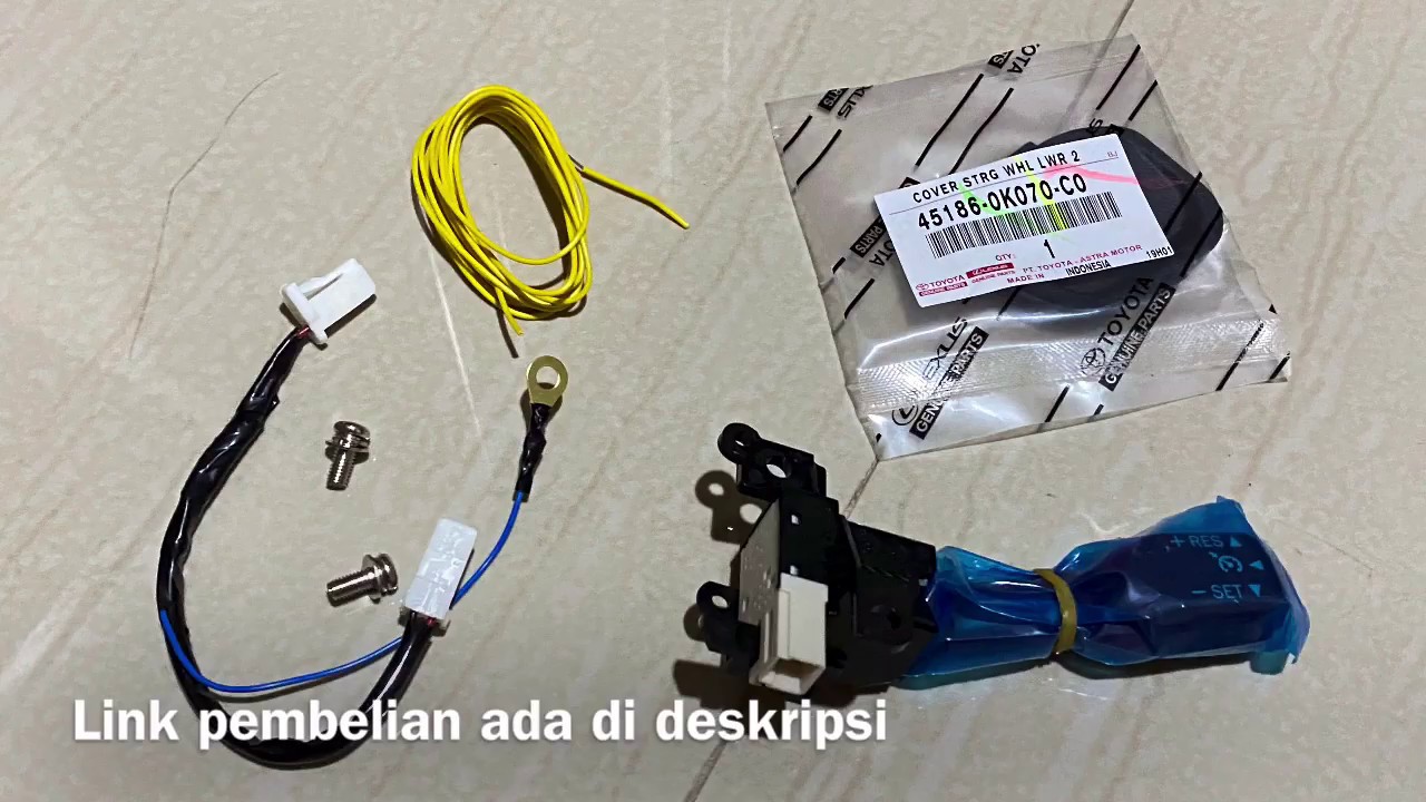 TUTORIAL PASANG CRUISE CONTROL FORTUNER VRZ ATAU INNOVA REBORN