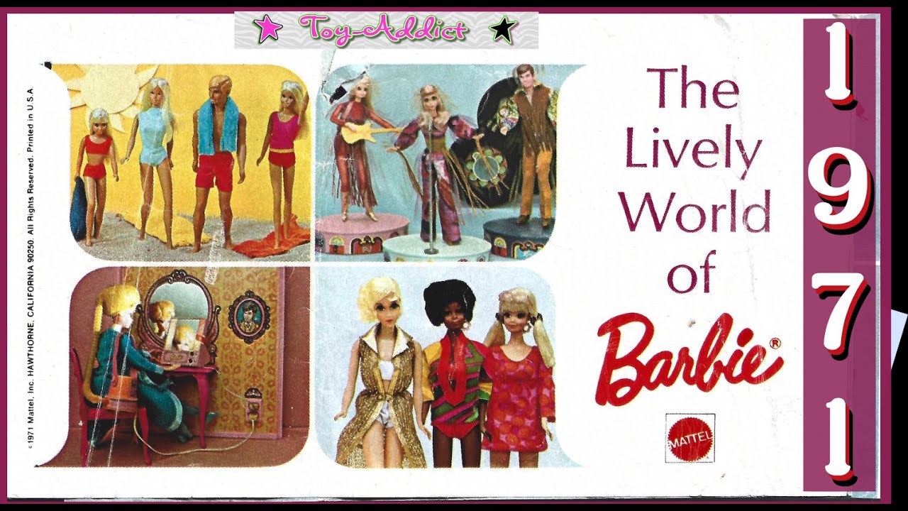 The Lively World of Barbie 1971 Booklet ~ Toy-Addict