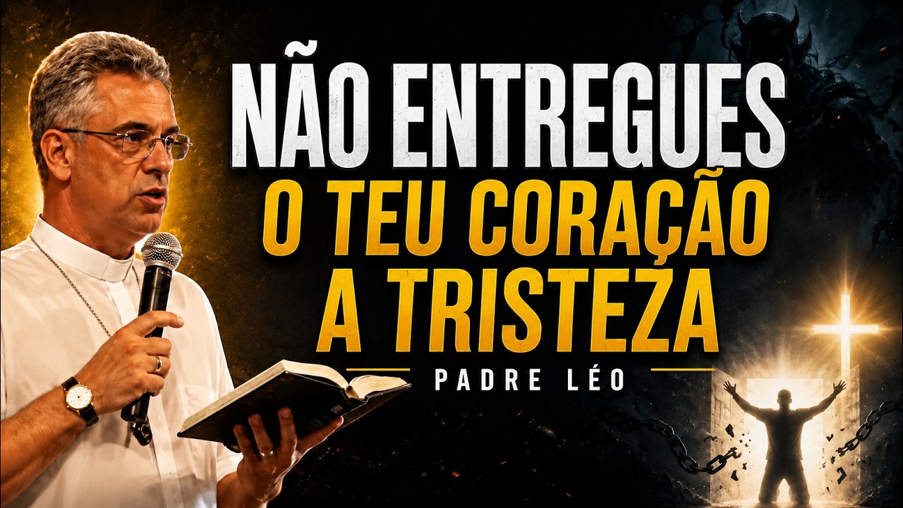 NÃO ENTREGUES O TEU CORAÇÃO À TRISTEZA - PADRE LÉO