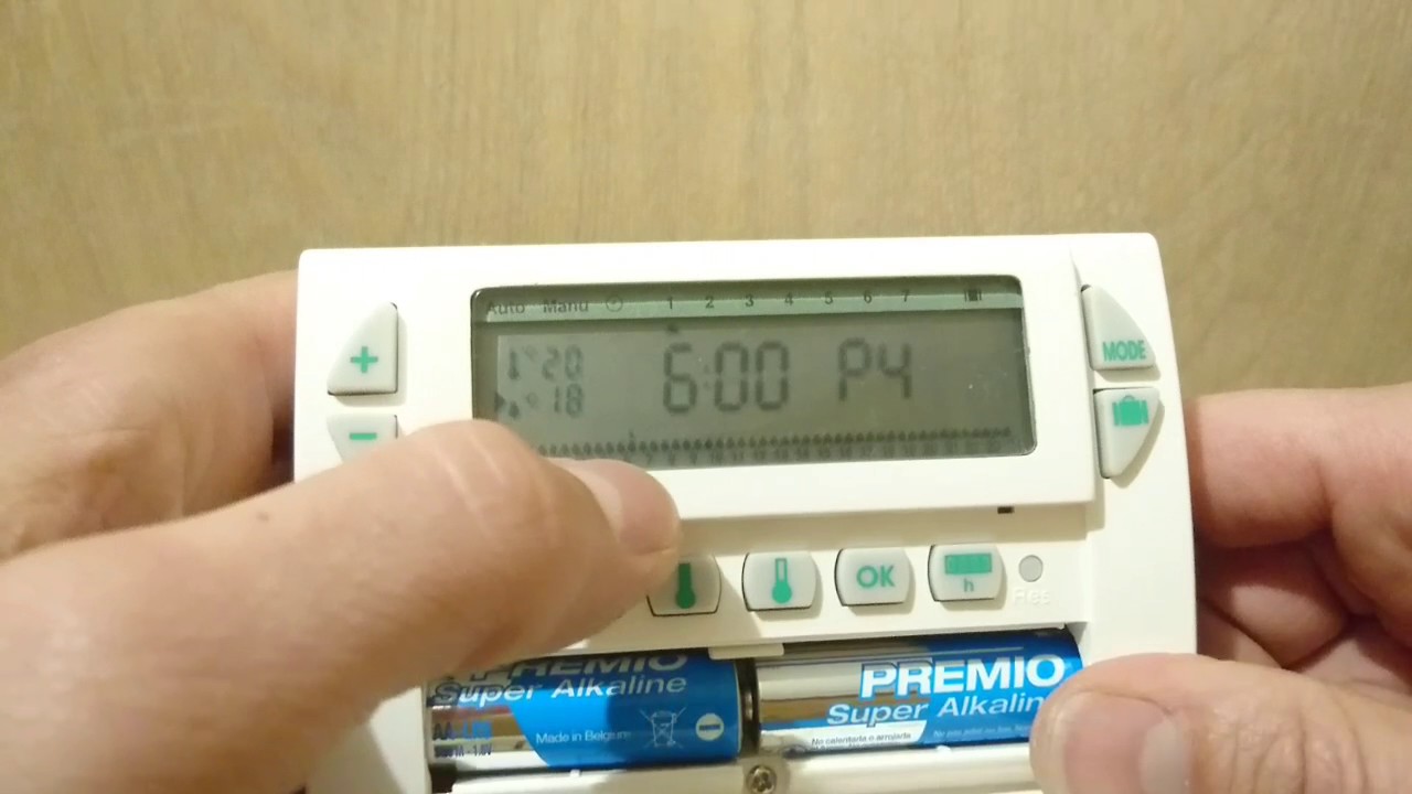 Como programar un Termostato ambiente Flash