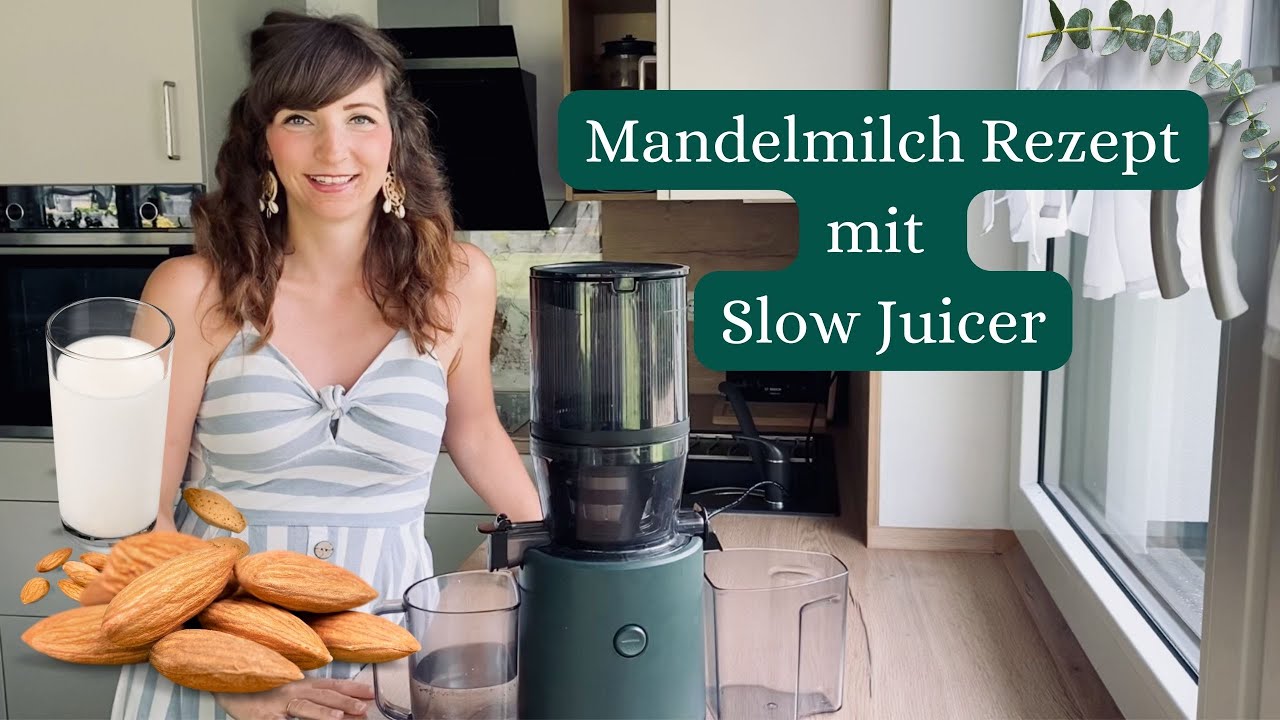 Mandelmilch Rezept mit Hurom Entsafter