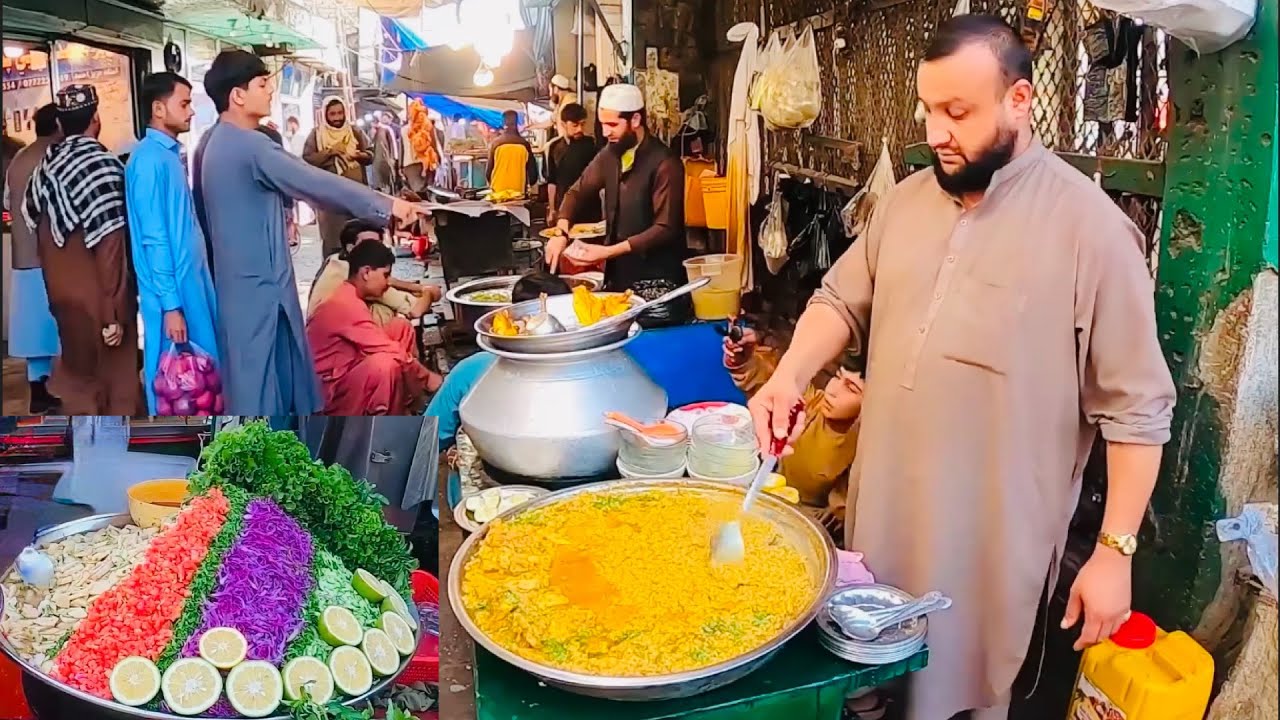 Breakfast street food in Jalalabad Afghanistan | Subha ka nashta | Fish fry | Liver fry Channa Lobya