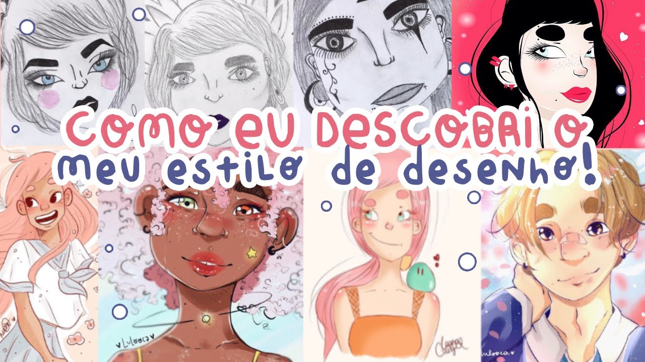 ☁️🍡 como eu descobri o meu estilo de desenho ⭐️ desenhos antigos até agora! 🍓