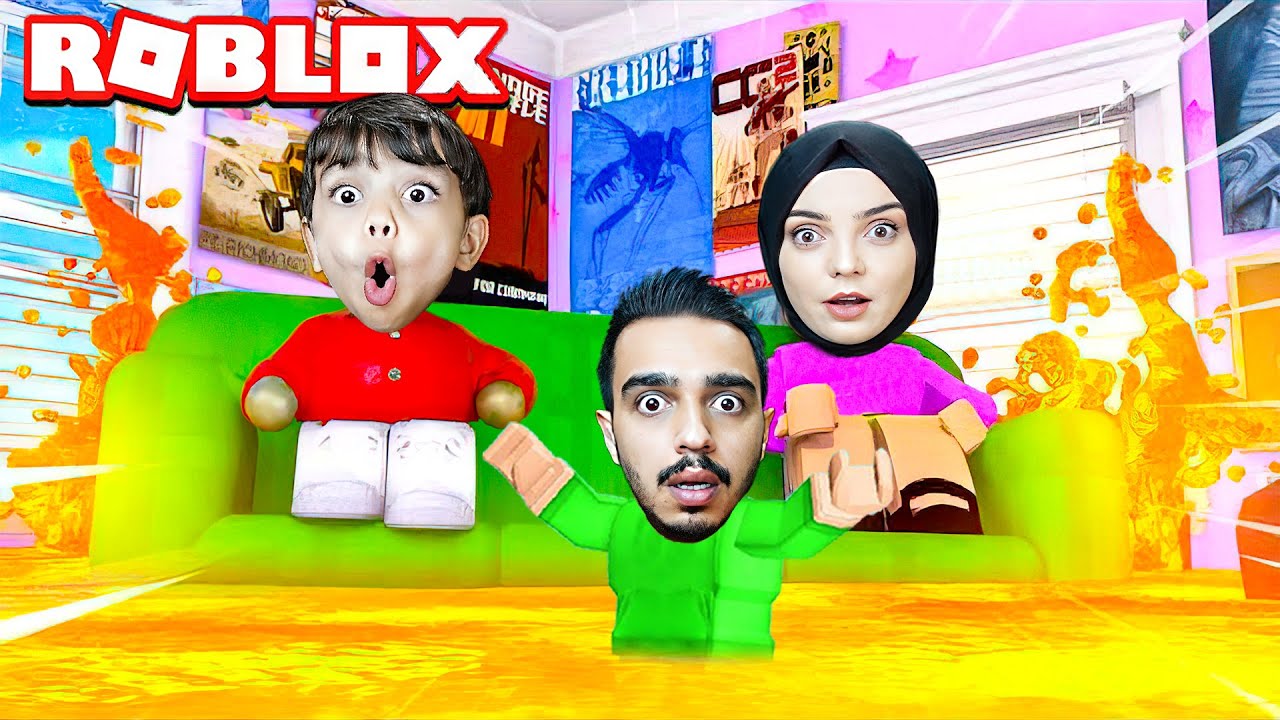 LAV YÜKSELİYOR !! HEMEN KAÇ !! 😱 Roblox The Floor Is LAVA