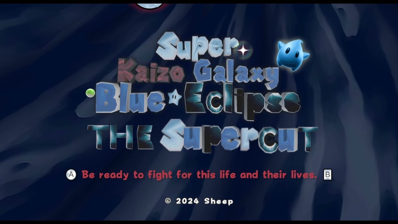 Super Kaizo Galaxy 2 Blue Eclipse | The Supercut