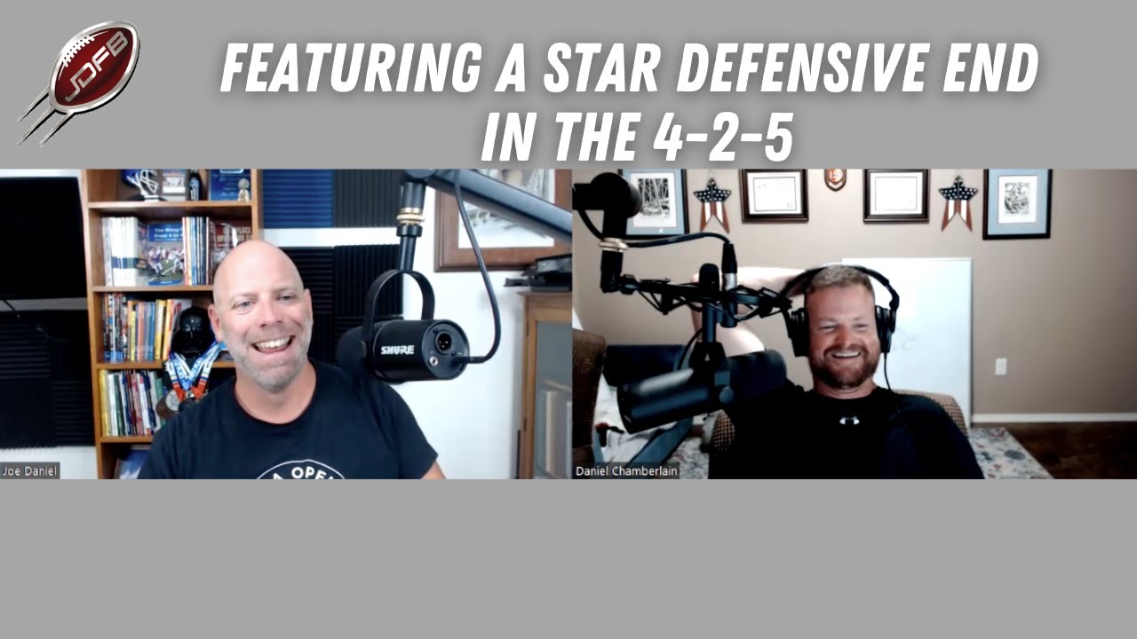Featuring a Star Defensive End in the 4-2-5 | Football Coaching Podcast S14E16