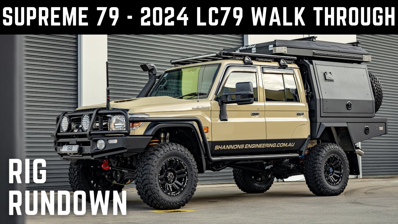 SUPREME 79. A 2024 built 79 Series Landcruiser build by Shannons Engineering