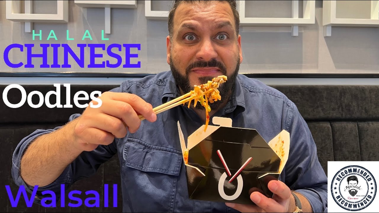 Oodles Walsall Halal Chinese food review Beef chicken Wok Sandwell Birmingham blog vlog restaurant
