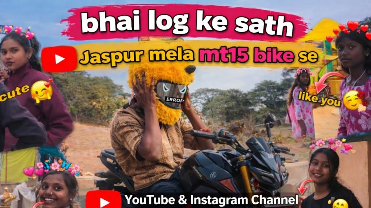 Bhai logo ke sath jaspur mela 🥰🥰... #blogger #automobile #motovolgger #motovlog 