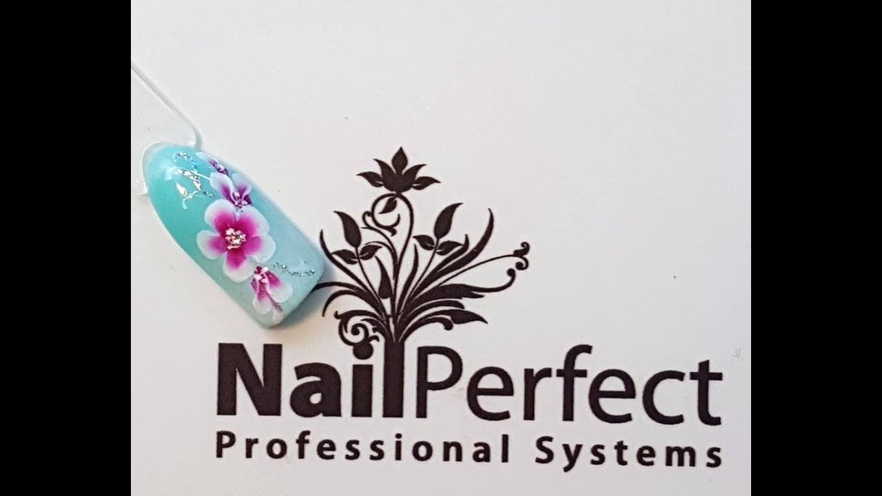 One stroke technique for beginners. Nail art flowers using one move nail art technique. One stroke