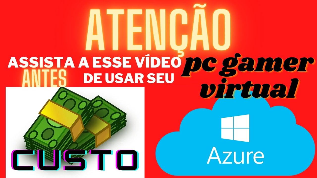 EP 4- ATENÇÃO! Acompanhe os custos do seu PC GAMER VIRTUAL (máquina virtual) da Azure (tutorial