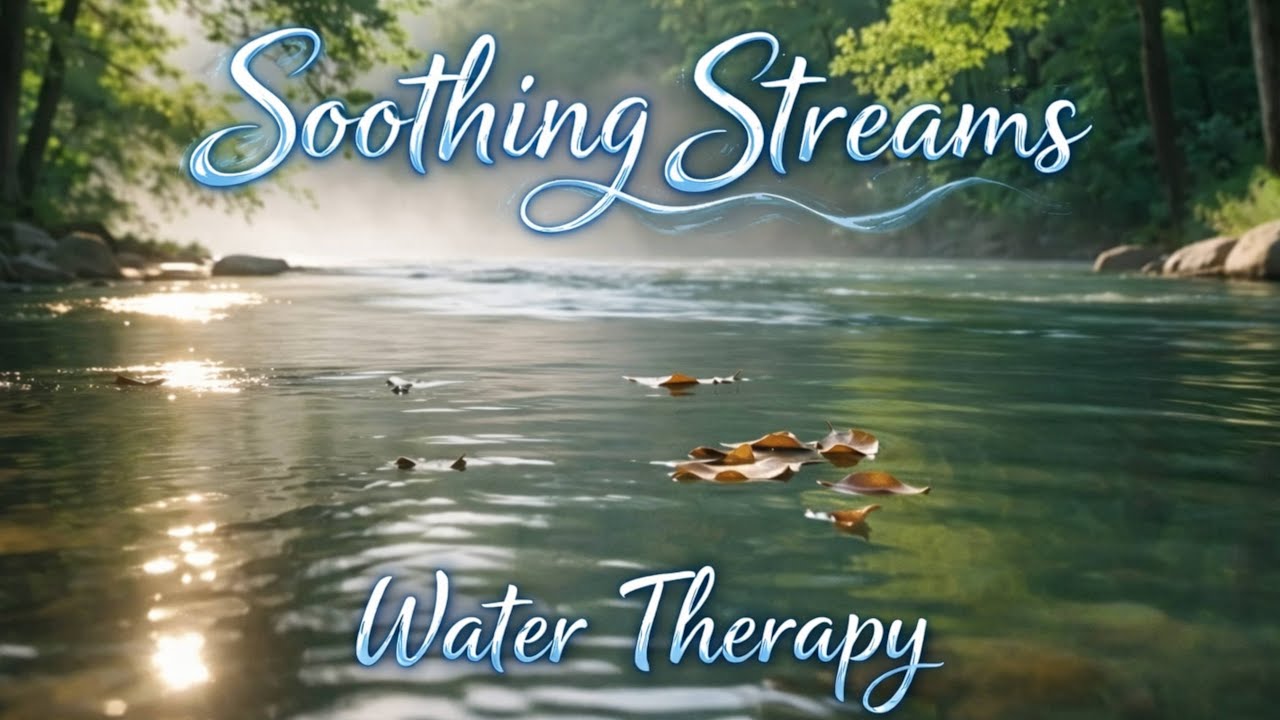 Flowing Water Ambience 🌊 Calm Instrumental for Deep Focus & Relaxation