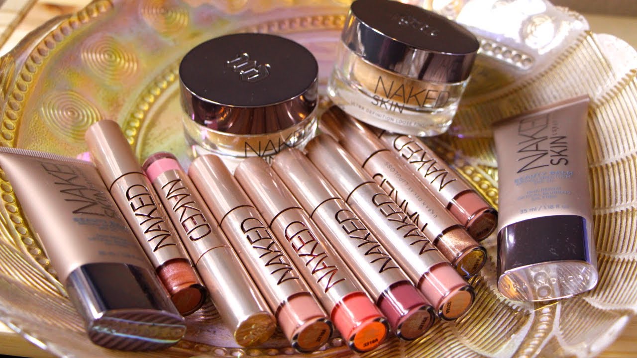 NEW!! Urban Decay Naked Gloss, Beauty Balm and Powder Review & Swatches