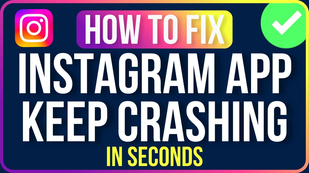 INSTAGRAM KEEPS CRASHING 2026 [FIXED] | Instagram Crashing When Opening Problem