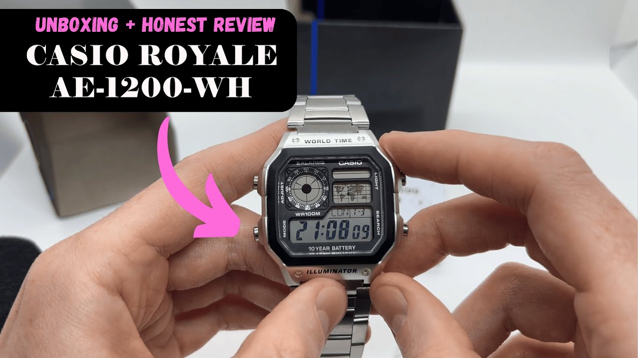 Casio Royale AE-1200WH Unboxing, Functions & Quick Review