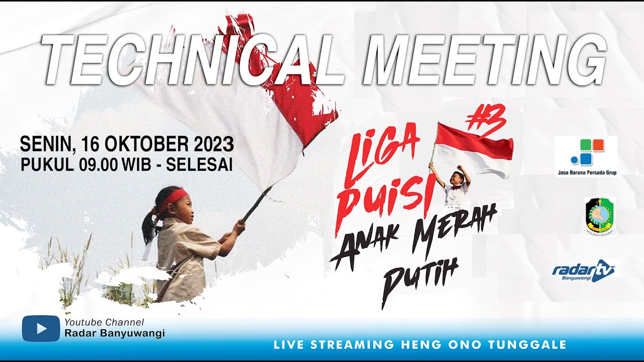 🔴 Technical Meeting LIGA PUISI 3 Tahun 2023 | Dinas Pendidikan & Jawa Pos Radar Banyuwangi