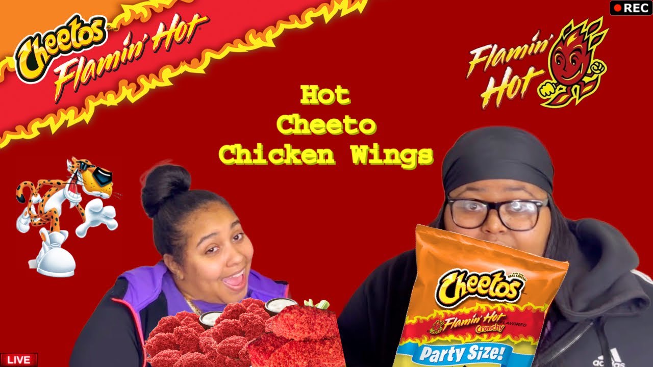 Making Hot Cheetos Chicken Wings | Tae And Lou Recipe 