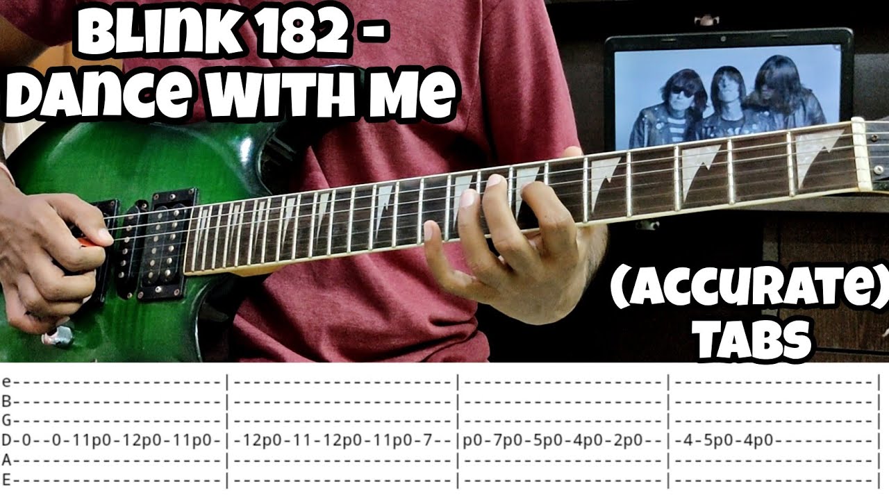 Dance With Me | Blink 182 | Guitar Cover | Guitar Tabs | Guitar Lesson | Guitar Tutorial
