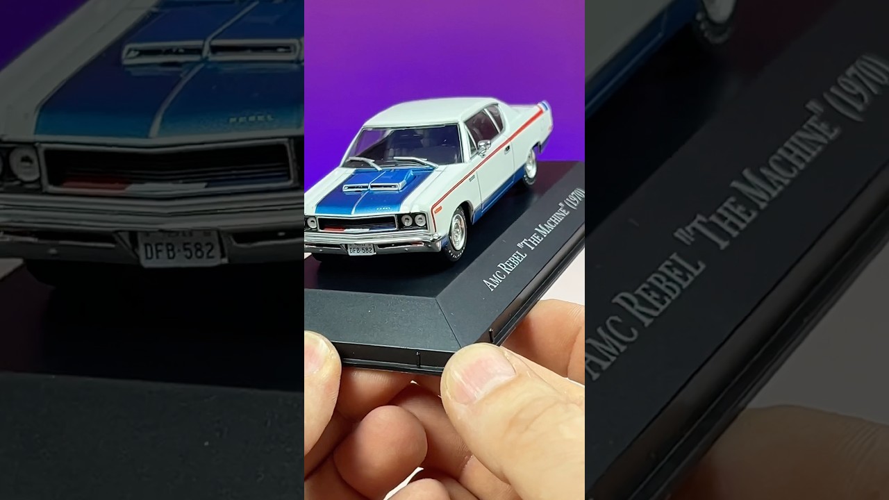 AMC REBEL THE MACHINE (1970) #diecast #americancars