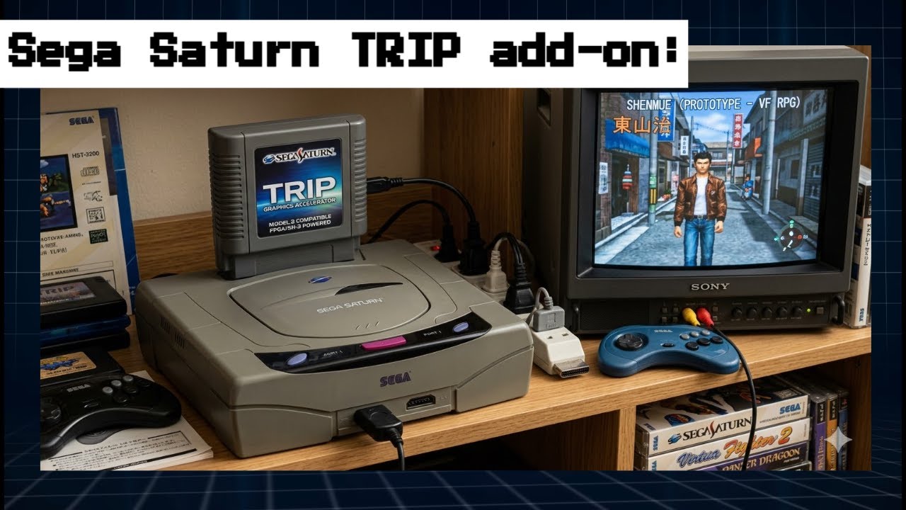 Дополнение Project TRIP для Sega Saturn #segasaturn #sega #retrogaming #gaming #games #gaminghistory