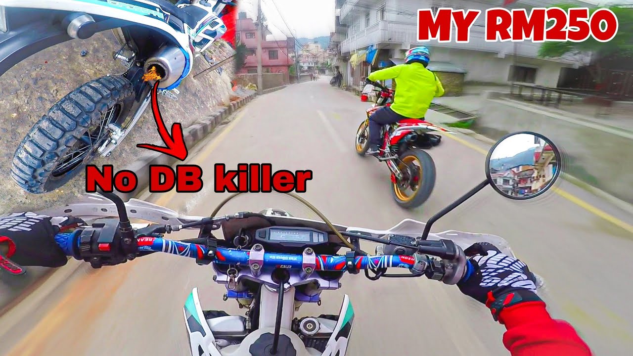RIDING GR7 WITHOUT DB KILLER || (NO DB KILLER = SOUND POLLUTION)