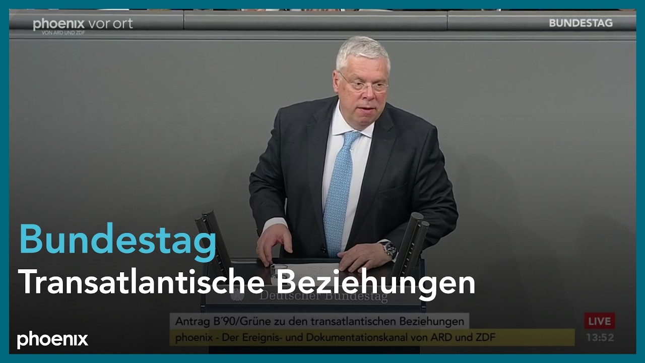 Bundestagsdebatte zu transatlantischen Beziehungen am 29.01.26