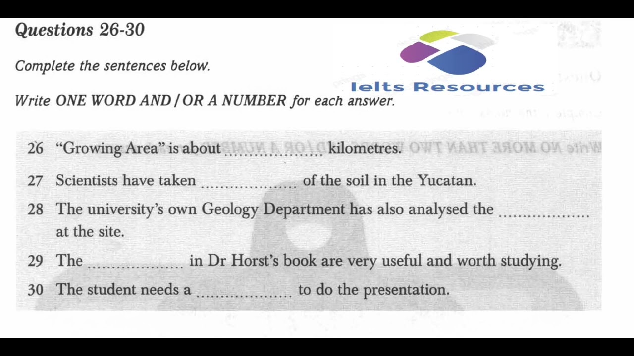 IELTS LISTENING PRACTICE TEST | THE CAREER COVES | TEST 4
