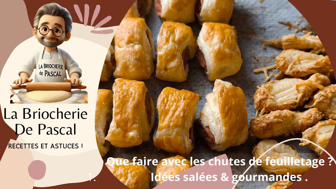 Que faire avec les chutes de feuilletage ? Idées salées & gourmandes 👑🥐