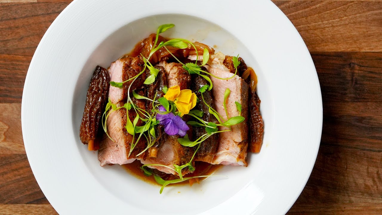 Cote de Veau with Morel Jus