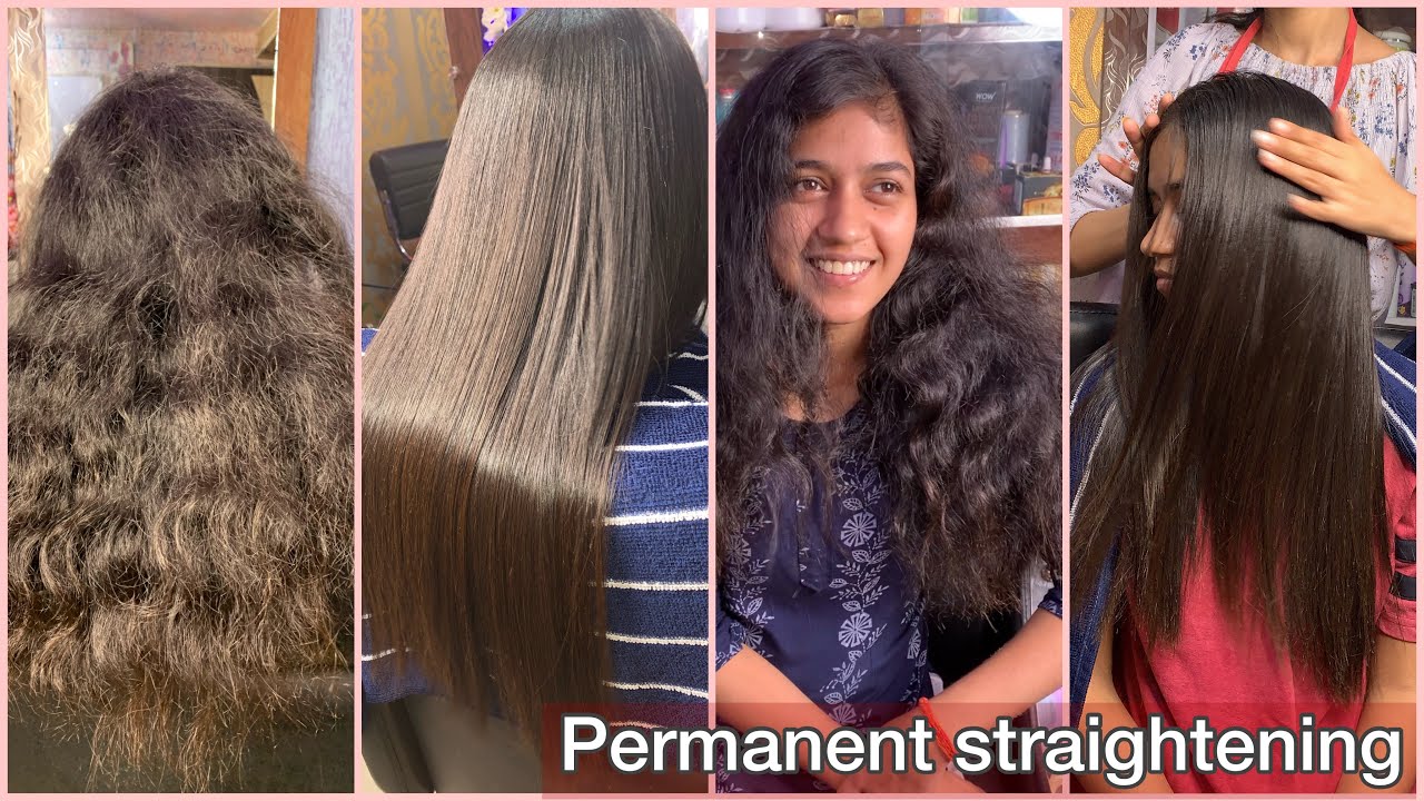 Omg Permanent straightening on very curly hair / Rebonding on curly hair