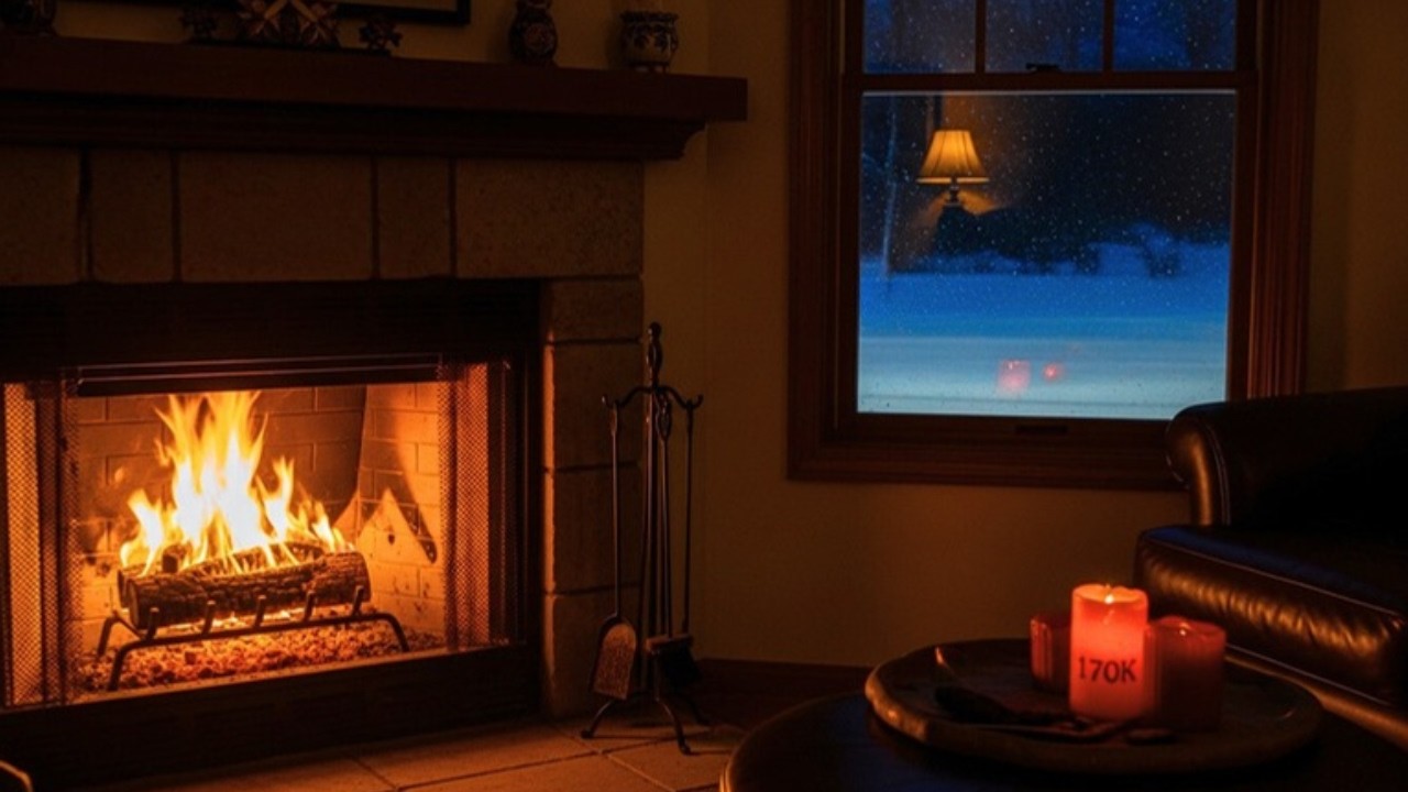 🔥Crackling Fireplace 3 Hours of Cozy Fire Sounds (No Music)